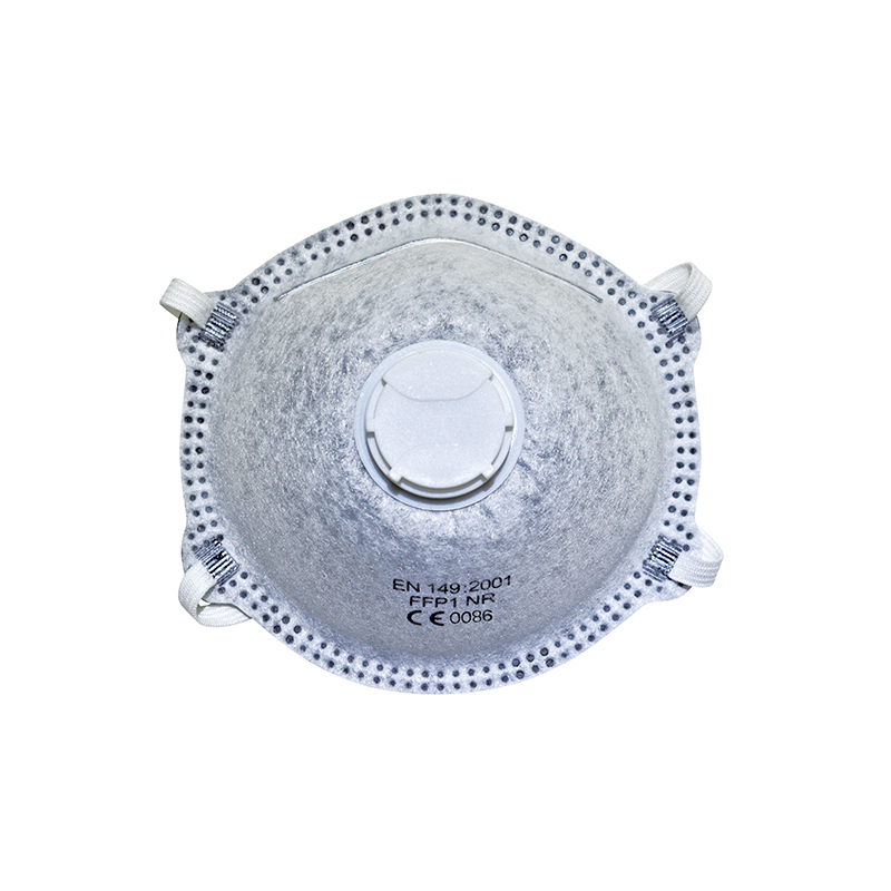 Cup Shape with earloop Non Woven Carbon Active Added Valved Face Masks EN 149 Certified