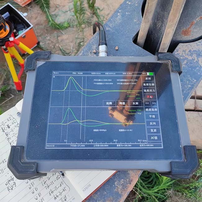 Induatrial Pile Load Test High Strain Pile Testing Equipment