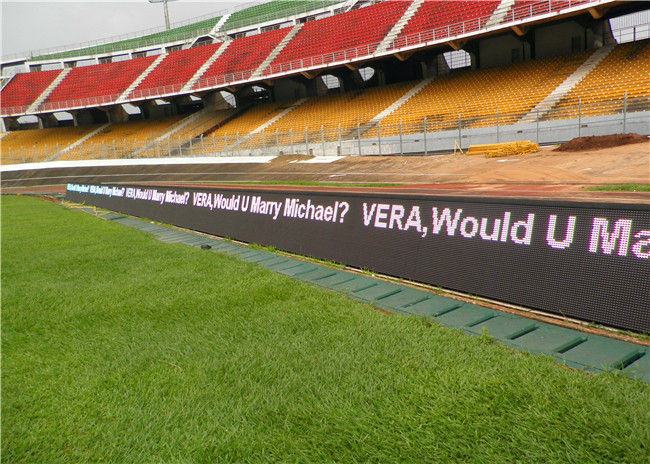 Customized RGB LED Screen Football Stadium Advertising Boards