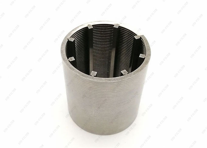 High Strength V Shape SS316 0.02mm slot Wedge Screen Filter For Refining