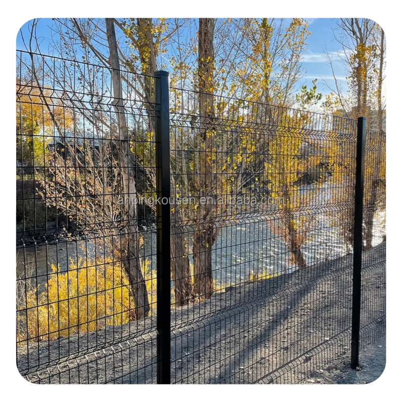 Low Carbon Steel Wire Hot Dipped Galvanized 3D Curved Fence for Garden and Arena Sale