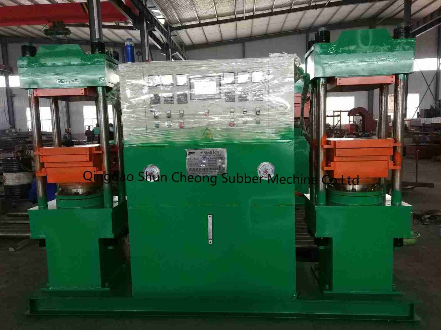 Duplex Rubber Curing Press/Two Host's Rubber O-Ring Plate Vulcanizing Machine