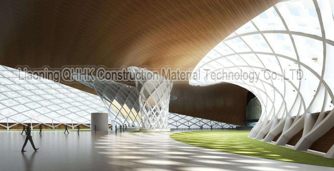 Low Carbon Prefabricated Steel Structures Steel Bolt Ball Structure Frame Swimming Pool