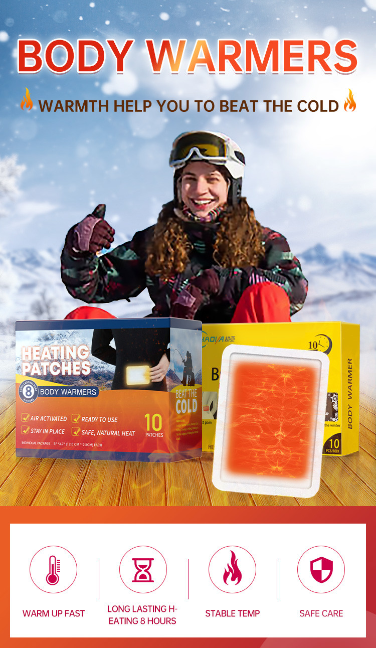 Shoulder Neck Heat Patch Self Heating Patch For Long Lasting Safely Use