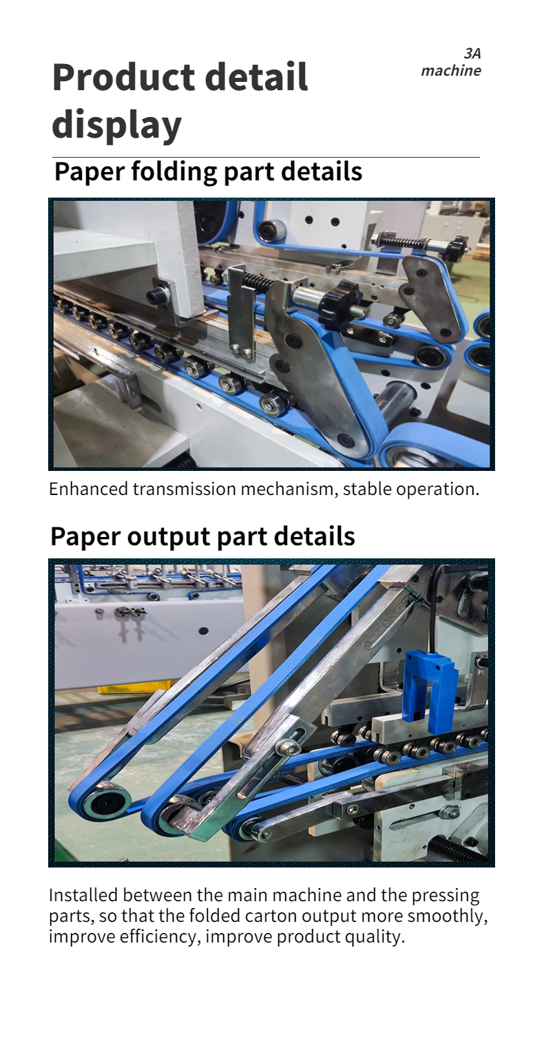 CQT 900YG-2 Pre-Folded Bottom Lock Corrugated Cardboard Box Making Machine Folder Gluer