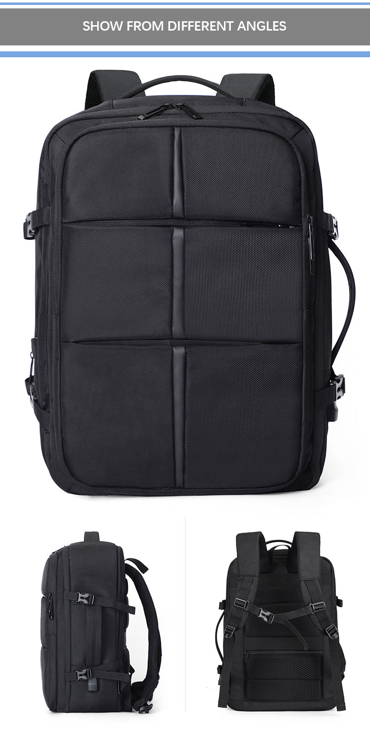 Custom Design Business Mens Laptop Bags USB Charging Backpack Big Capacity