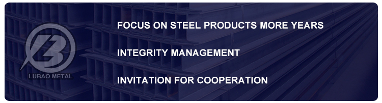 6mm-16mm Web Thickness Q235/Q345/ST37-2/ST52/Q420/Q460/S235JR/S275JR/S355JR Carbon Steel H-Beam for Construction