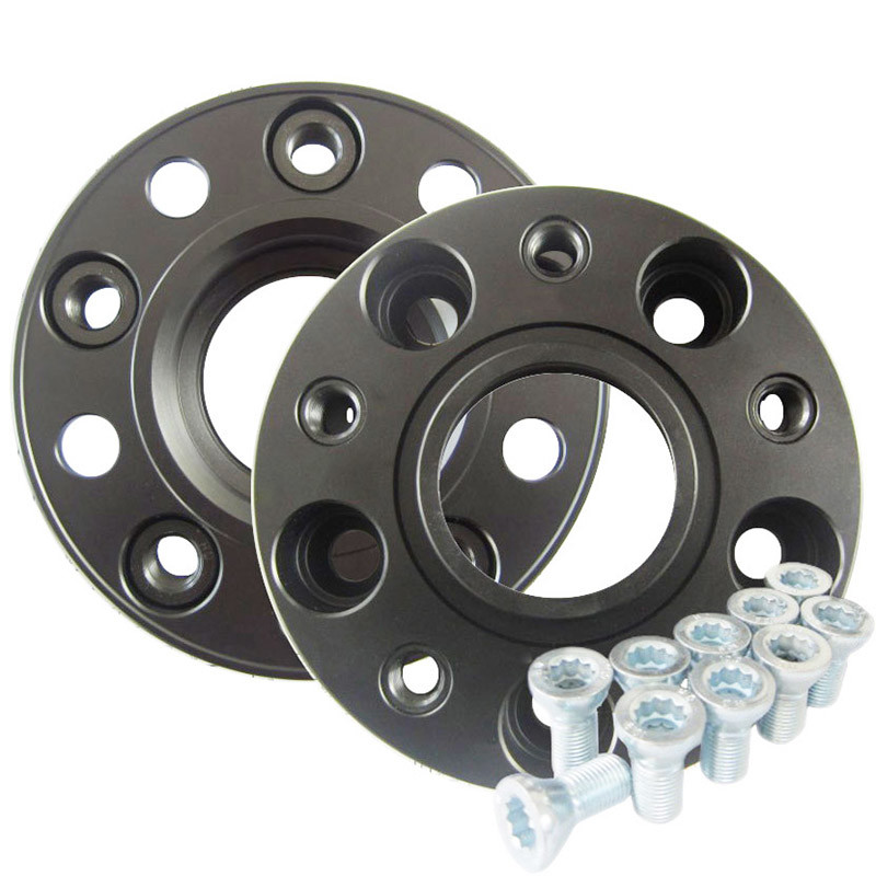 Hub Centric Forged Aluminum 5x120 30mm Wheel Spacers For BMW E Chassis F Chassis With Inlaid Nut