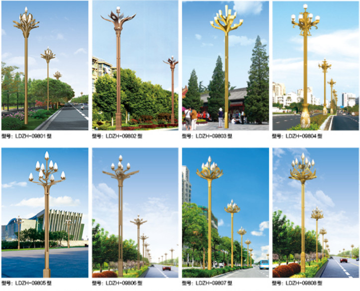 Roadway LED Pole Street Lights 90w 100w 6m 8m 10m 12m height