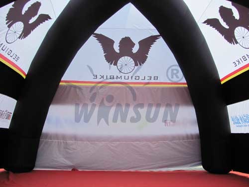 Outdoor Inflatable Event Tent , 3 - Layer PVC Inflatable Advertising Tent