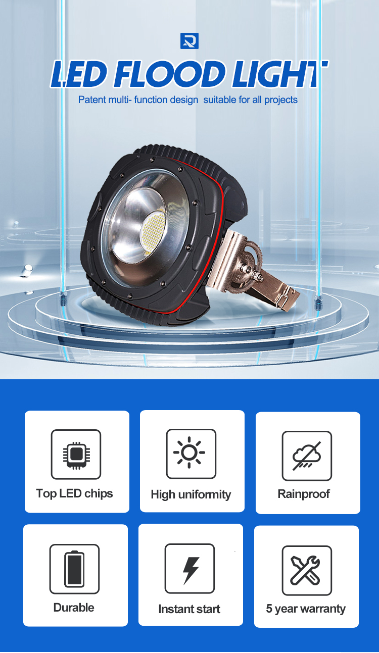 Anti Glare Dimmable Led Flood Light 300w Ip66 6000K Indoor Outdoor Plaza