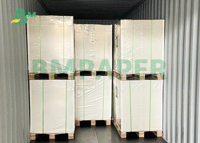 High Bulk Thickness 1.5MM 2MM Both Sided White Laminated Cardstock Paper 