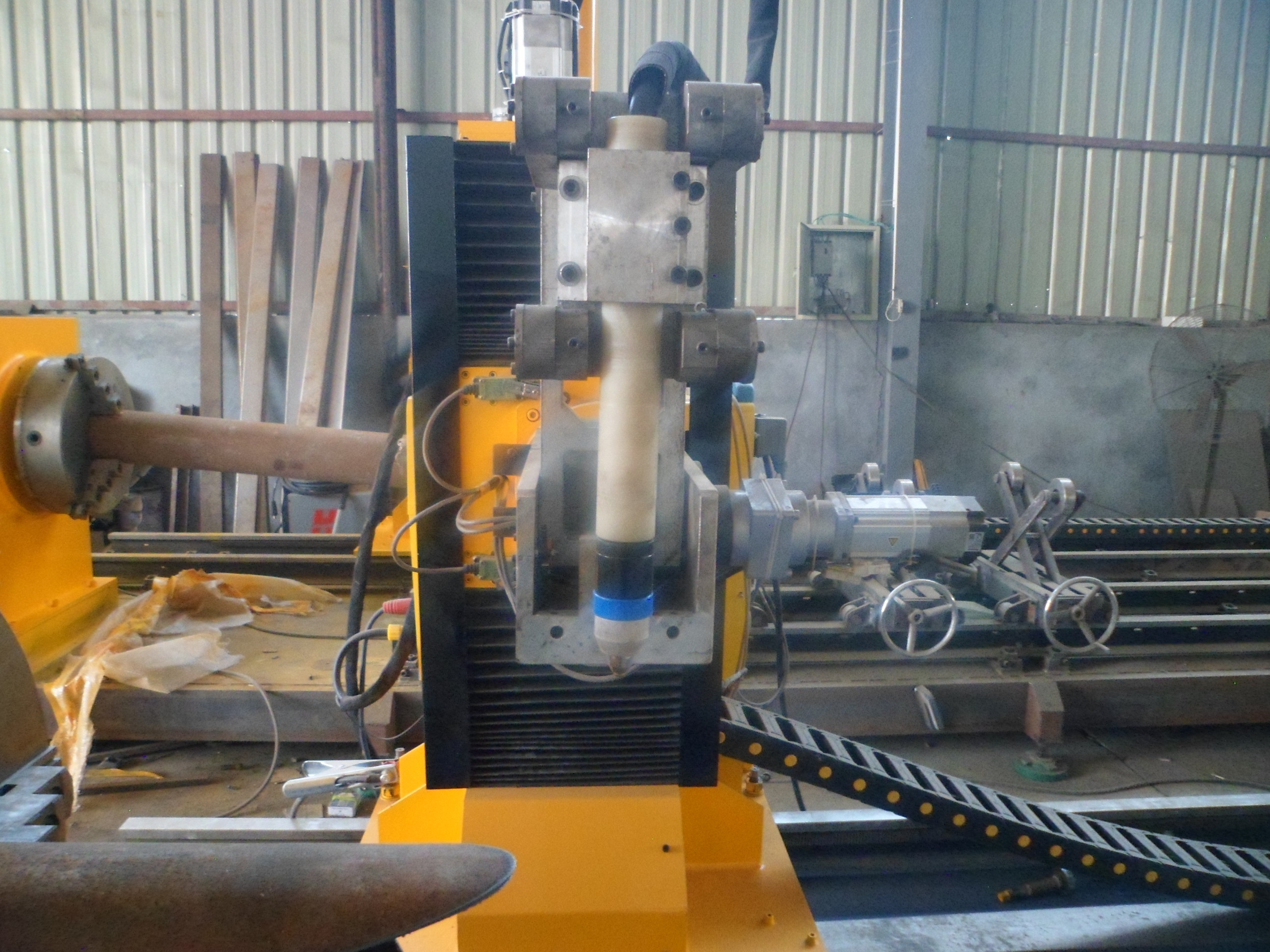 High Speed CNC Square Rectangular Pipe Cutting Beveling Machine Good Quanlity and High Accuracy