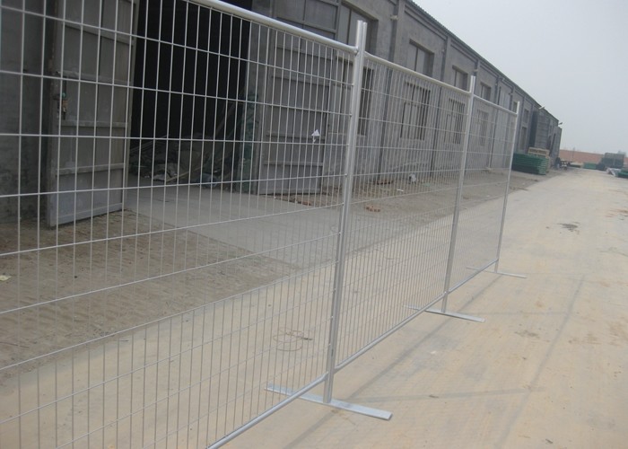 Galvanized 42 Microns Temporary Fence Panels / Construction Site Fence Panels