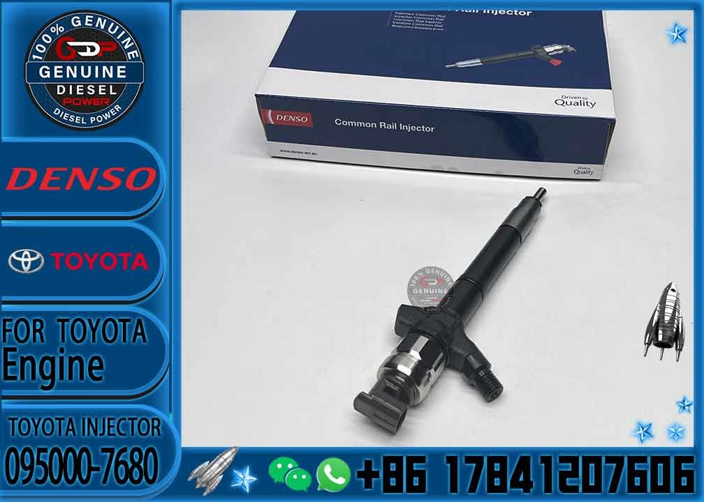Common Rail Injector 095000-7680 095000 7680 Fuel Injector 0950007680 For Toyota
