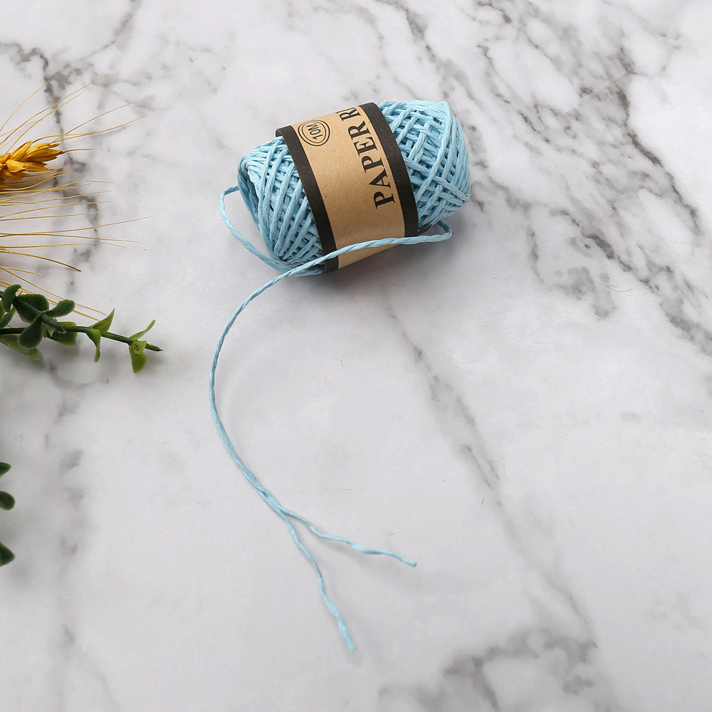 Colored 2mm Paper Rope 10m Eco Friendly DIY Craft Paper Rope