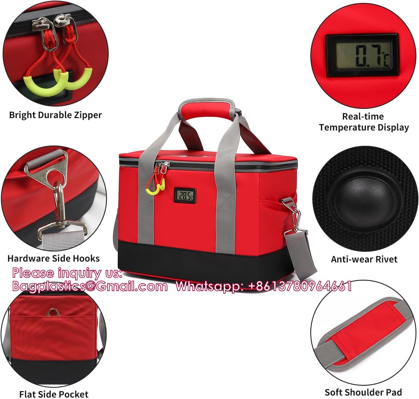 Medical Cooler Bag Insulated Bag Cooling Pack Medication Emergency Medical Bags Insulation Bags Portable Freezer Box
