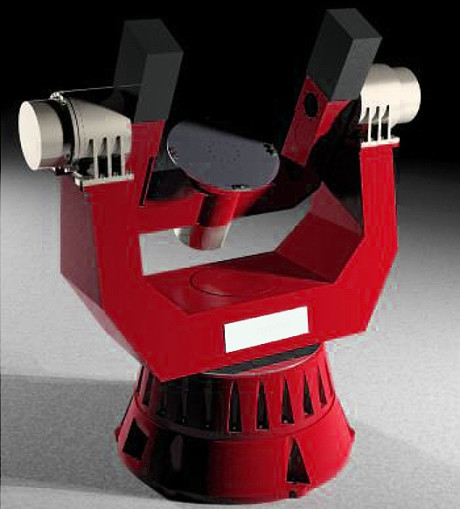 The three-axis turntable can generate motion excitations such as angular position, angular velocity and angular acceleration in three directions, and