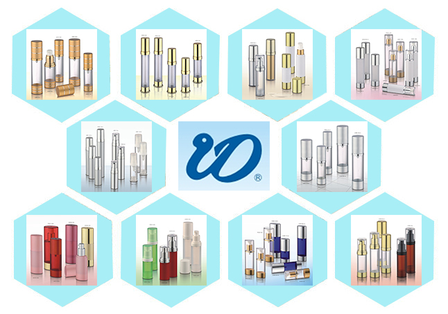 Aluminum Base Material 30ml 40ml Eye Cream Bottle Airless Design Collar Material PP