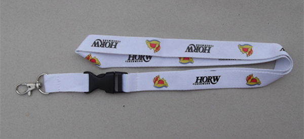 Corporate logo polyester card lanyards