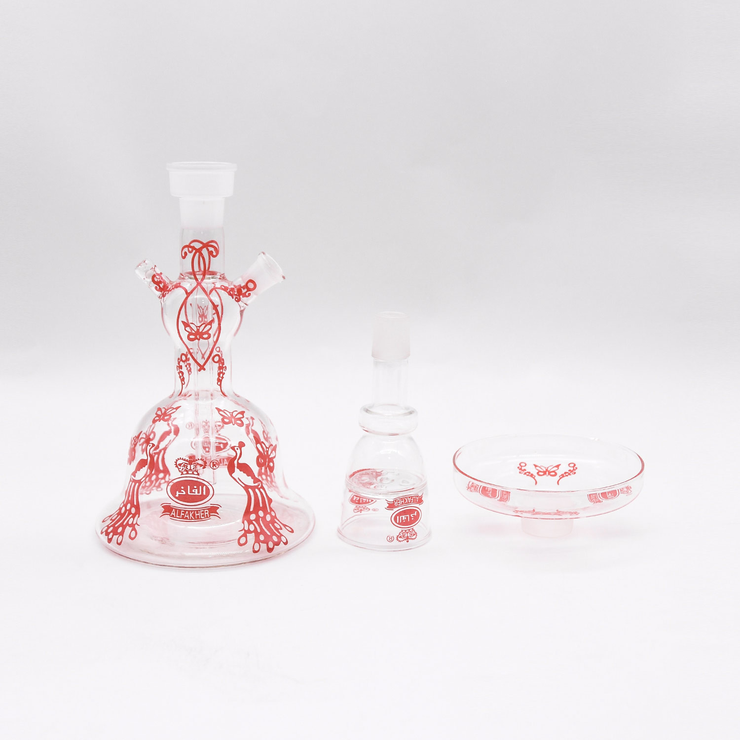 Bars Inhale Borosilicate Glass Water Tobacco Pot