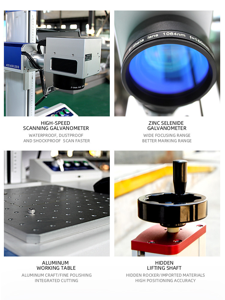 Engraving Fiber Laser Marking Machine 3D Dynamic Color Mopa JPT Color 60W 30W 50W
