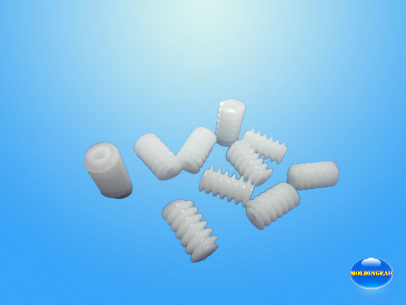 Wholesale of standard 0.5M plastic worm and worm gear in various length