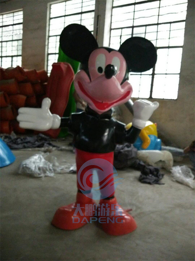 Mickey Mouse Splash Pad Water Toy Fiberglass For Children Aqua Park