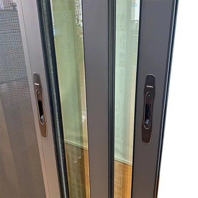 Black Modern Sealant Vertical Aluminium Windows Aluminium And Glazing Double Glaze