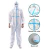 Buy cheap Breathable Medical Protective Coveralls Antistatic Disposable Coverall Suit from wholesalers