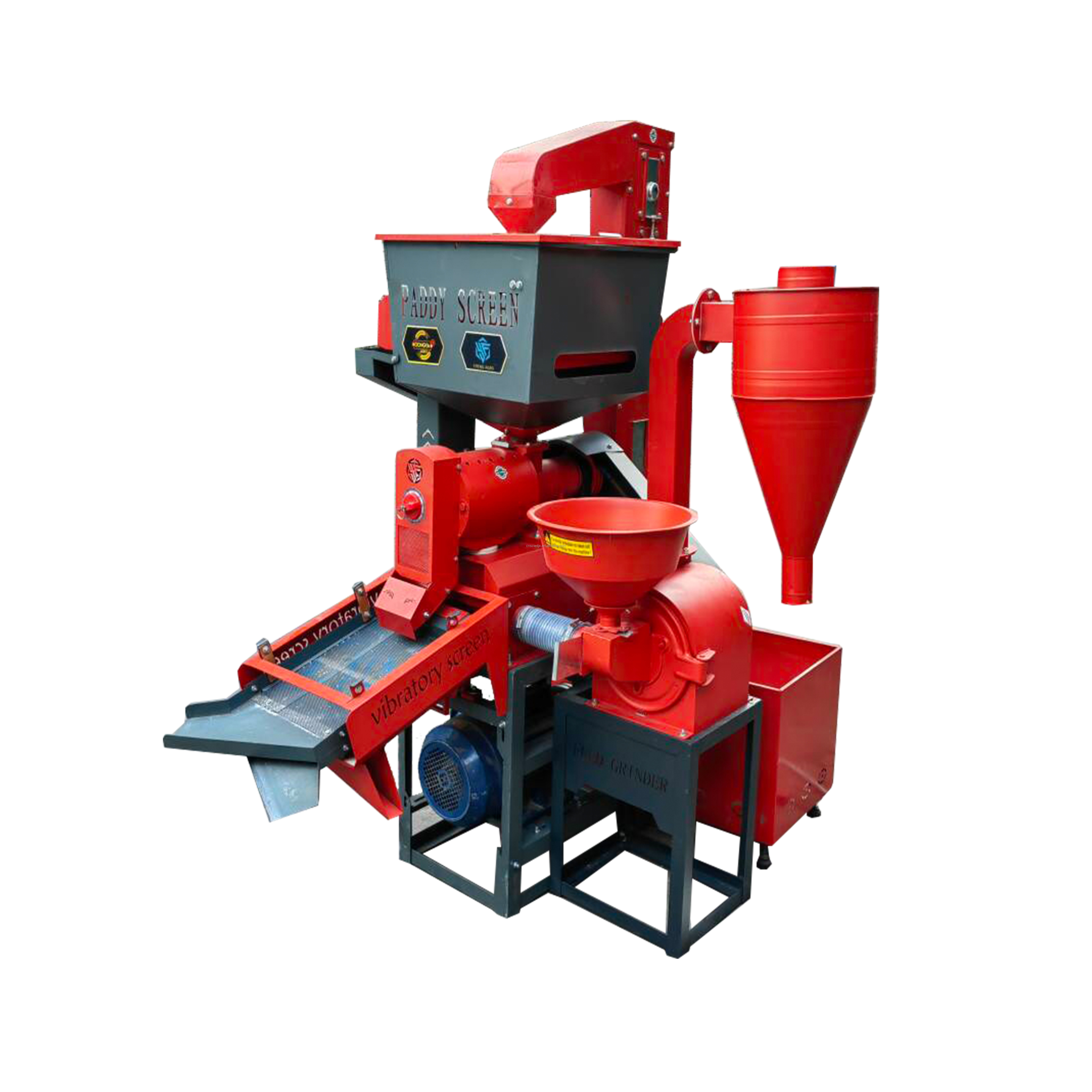 DONGYA AGRO 700-1500KG Combined Rice Mill Machine With Elevator 11KW