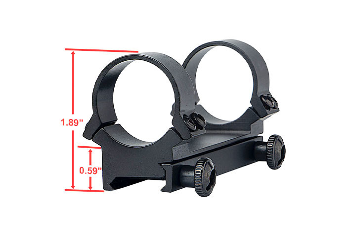 Outdoor Hunting Tactical Scope Rings For 20mm Rail Riflescope OEM Accepted