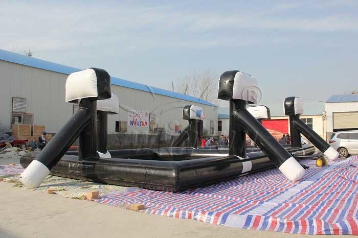 Environmental Friendly Inflatable Basketball Court For Leisure Center