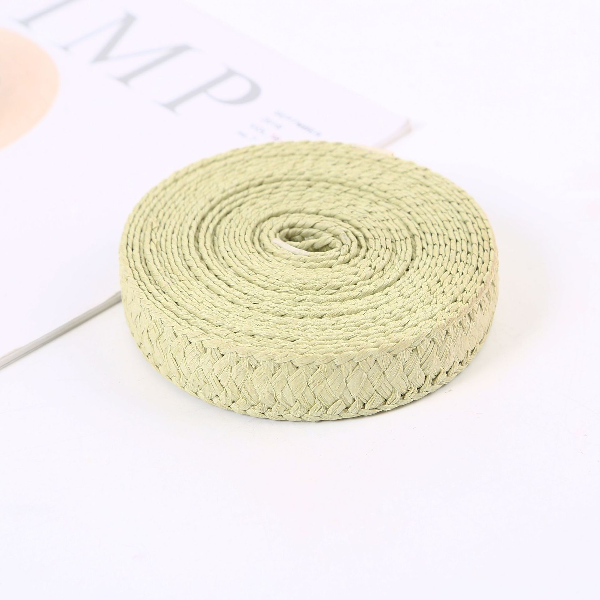 FSC Certificate Raffia Woven Paper Ribbon Eco Friendly Wrapping Gift Paper Ribbon