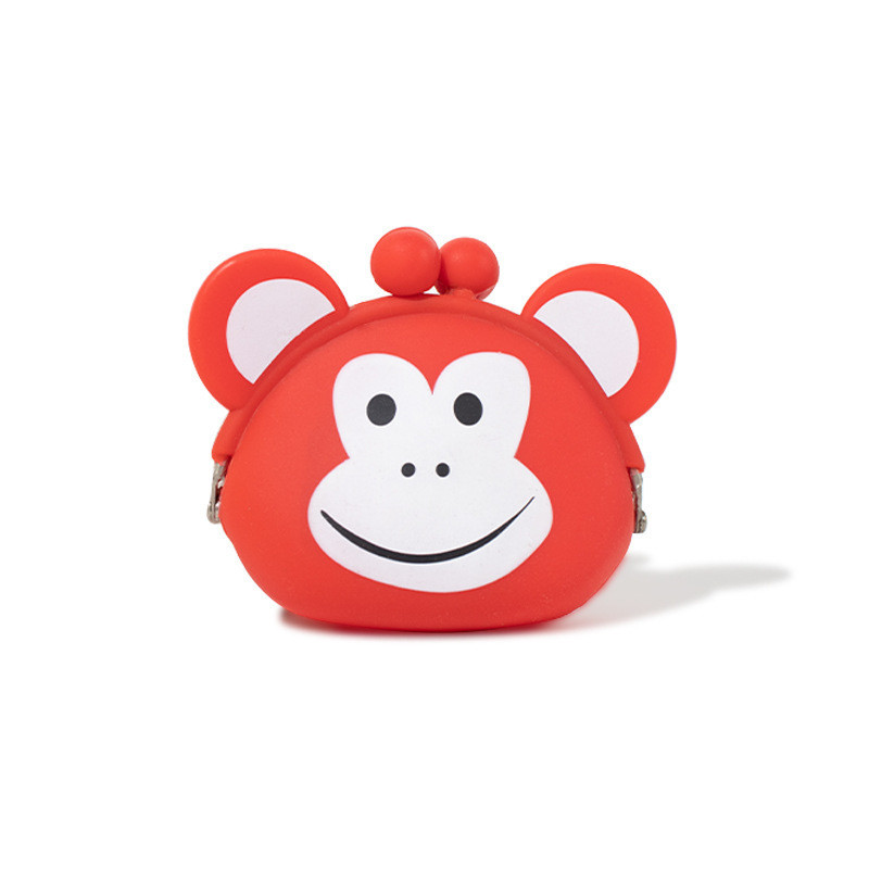 Animal Change Pouch Small Silicone Purse For Children Toddlers Coin Change Earphone Container Girls Boys Christmas Gift