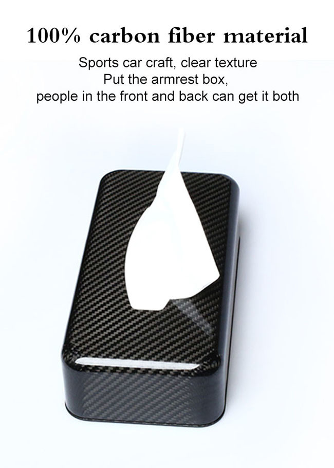 Extremely Thin Lightweight Carbon Fiber Tissue Box