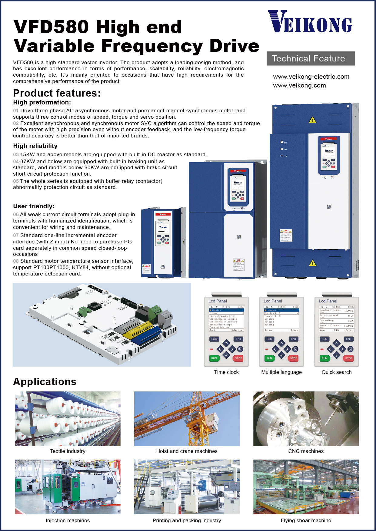 Veikong variable frequency inverters
