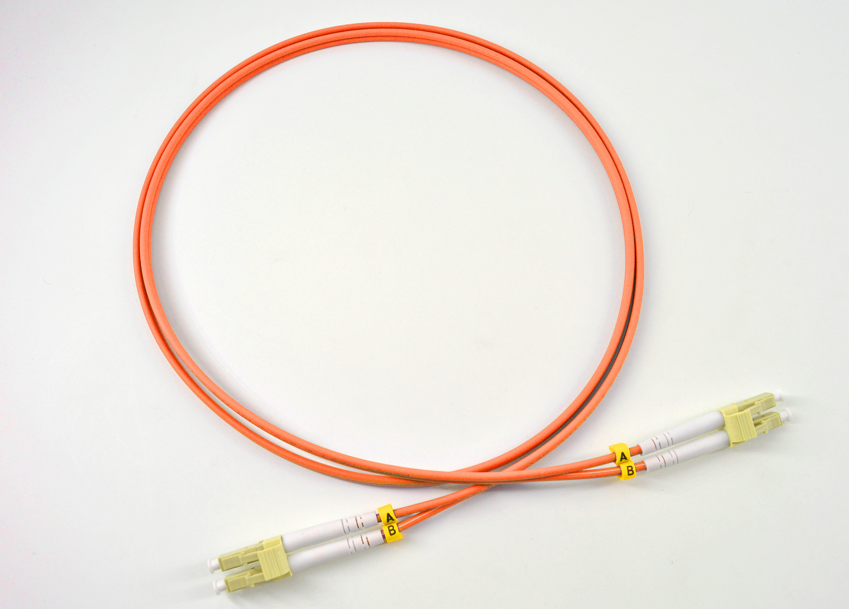 LC LC Duplex Fiber Optical Patch Cord 62.5/125um 50/125um OM1 OM2 OM3 OM4 OM5