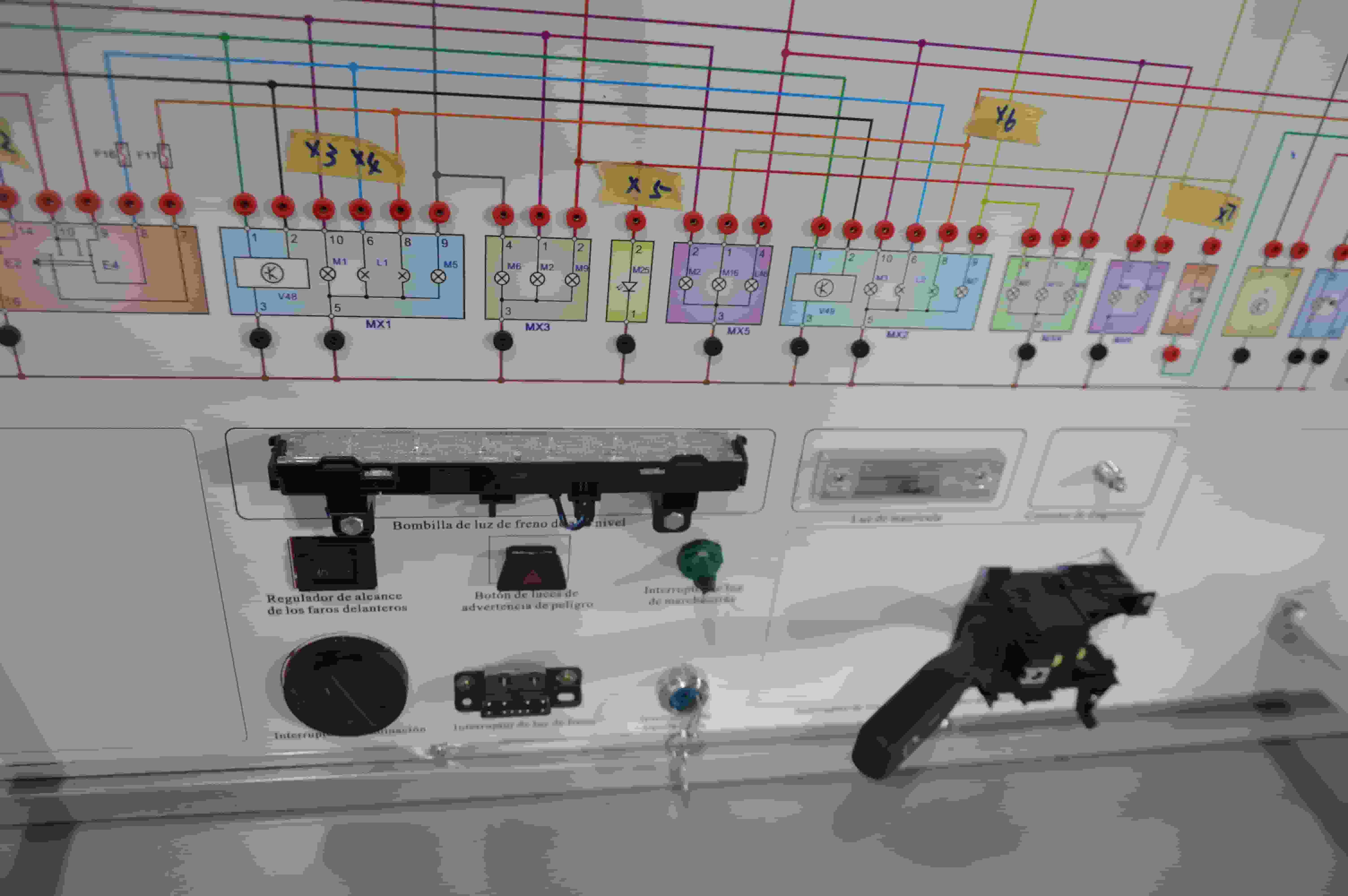 Exterior Lighting System Training Board Automotive Trainers For Volkswagen Jetta