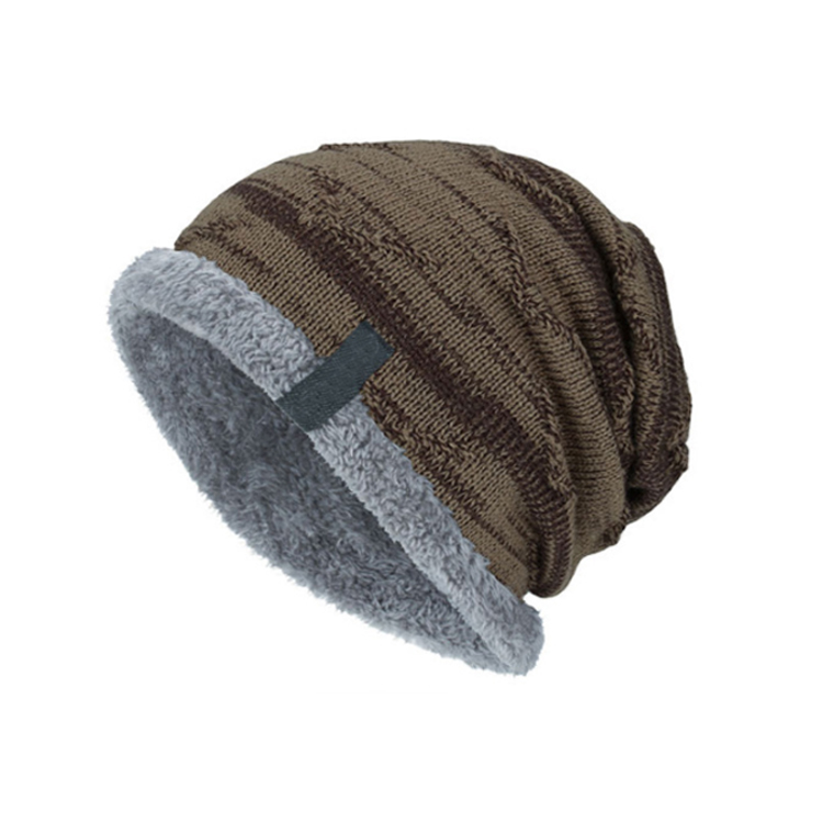 Warm Soft Men'S Knit Winter Hats , Moisture Wicking Stylish Beanie Hats