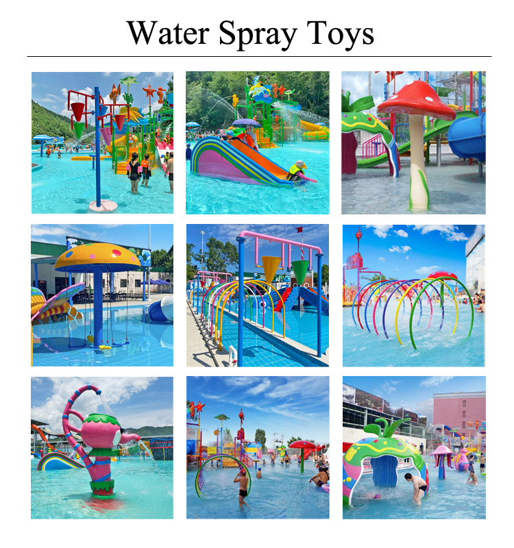 Customized Residential Water Park Equipment Swimming Amusement Park Anti UV
