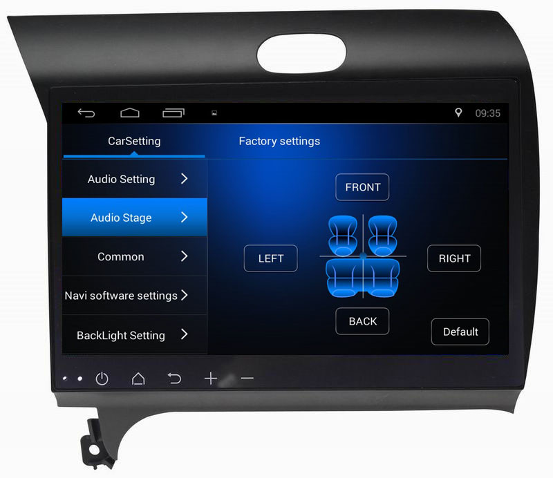 Ouchuangbo in dash audio radio stereo navigation android 8.1 for Kia K3 2013 support bluetooth AUX SWC