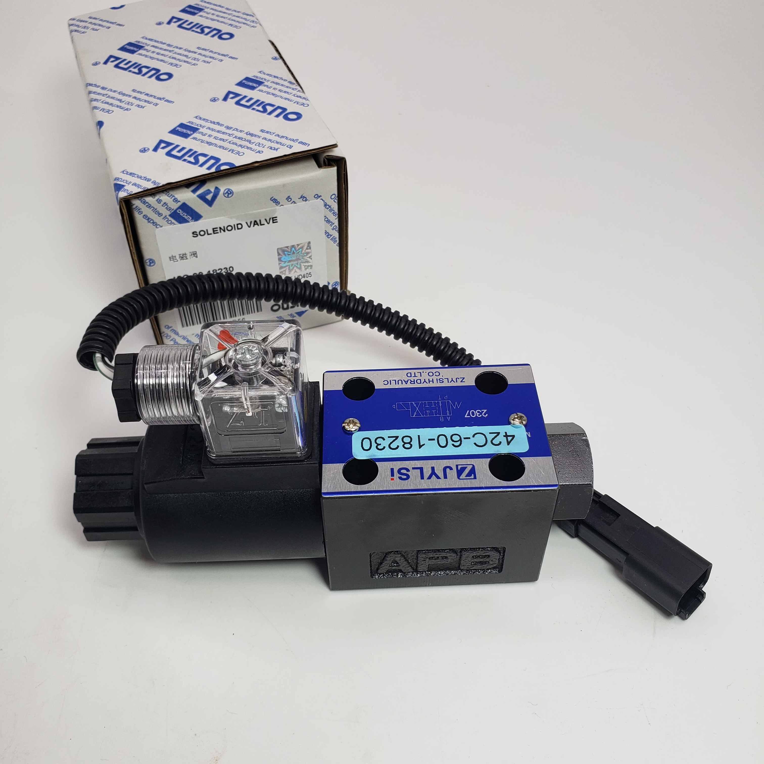 42C-60-18230 Solenoid Valve For KOMATSU HD325 HD405 WA1200 WA800