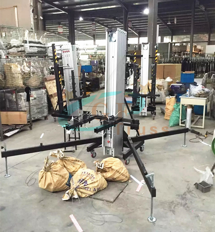 Lifting Tower Line Array Truss Crank Concert Stage Heavy Duty Aluminum Alloy