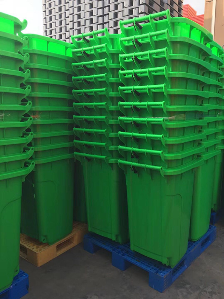 1100L ISO9001 Recycling Storage Bins , OEM recycled plastic storage boxes