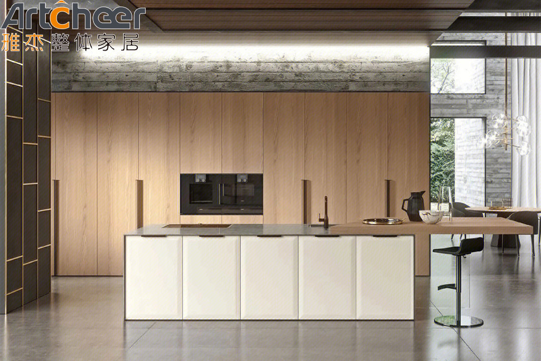 Modern Particleboard Inox Storage Industrial Stainless Steel Kitchen Cabinet with Door