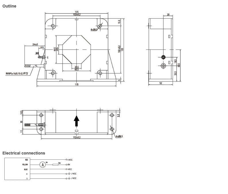 Magnetic Balance 2000A Hall Effect Current Transducer