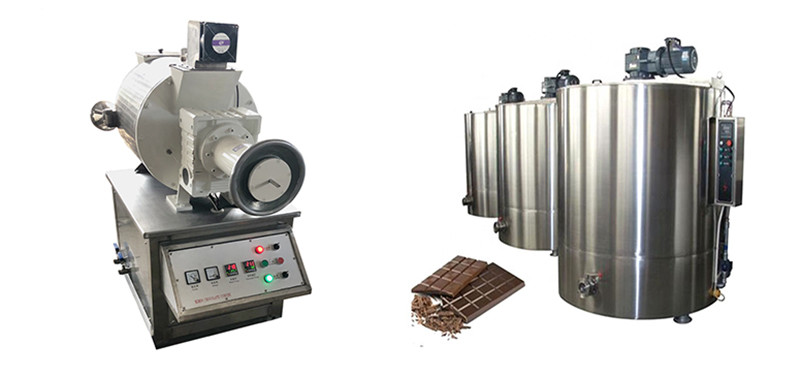 Automatic Chocolate Tempering Machine 30kg 60kg With Vibrating Table