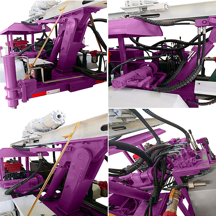 Portable Water Drilling Rigs Hydraulic Borehole Trailer Mounted Water Well Drilling Machine
