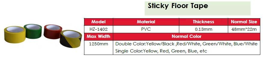 PVC / PE Material ESD Warning Tape / ESD Caution Tape Yellow Color With Black Printing